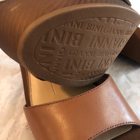 Gianni Bini brown ankle strappy platform 7m - Picture 4 of 6